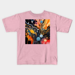 Vibrant Euphoria Abstract Canvas Kids T-Shirt